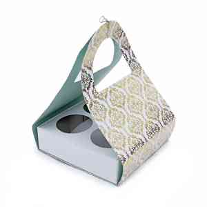 Foldable 4 Tube Box Holder